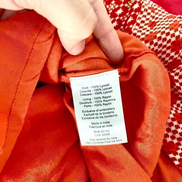 Anthropologie Tanvi Kedia Patchwork Pattern Tunic Maxi Dress in Size XS - Picture 8 of 9